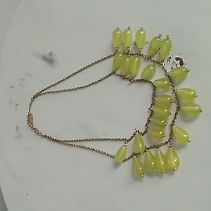 Elegant Gold and Yellow Necklace